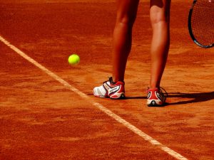 Court de tennis terre battue Open du Pays d'Aix 2018